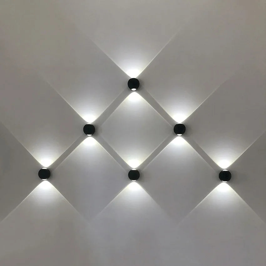 Outdoor Waterproof Wall Lamps, Indoor Up and Down Wall Light, Garden Porch, Terrace Lighting, Corridor and Balcony Sconce